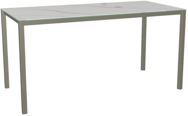 Amisco Customizable Nicholson Glass Top Bar Height Table-0