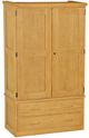 Crate Designs™ Furniture Classic Shelf And Hanging Rod Armoire-2