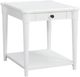 Bernards Citrus Heights White End Table-0