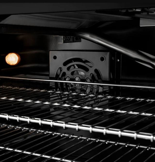 ZLINE Paramount 30" 4.2 Cu. Ft. Black Satin Stainless Steel Gas Range with 4 Burner DuoPro™ Cooktop and Convection Gas Oven with Black Matte Accent-3