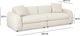 TOV Furniture Kourtney Cream Faux Mohair Sofa-2