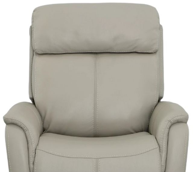 Flexsteel® View Light Gray Swivel Power Recliner with Power Headrest and Lumbar-11