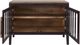 International Furniture Direct Autumn Chocolate Brown/Plum Console-5