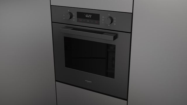 Fulgor Milano Matteo 100 Series 24" Matte Black Single Electric Wall Oven-2