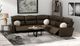 Catnapper Tramonti 5-Piece Chocolate Power Reclining Curved Sectional-1