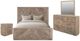 International Furniture Direct Balam 4-Piece White King Bedroom Set-0
