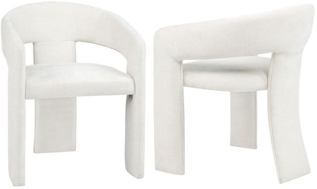 Coaster® Carlow 2-Piece White Upholstered Dining Chair Set-0
