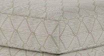 Fusion Furniture Urbina Burlap Gray Cocktail Ottoman-1