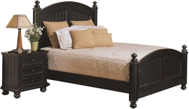 Winners Only® Cape Cod Ebony Queen Panel Bed-3