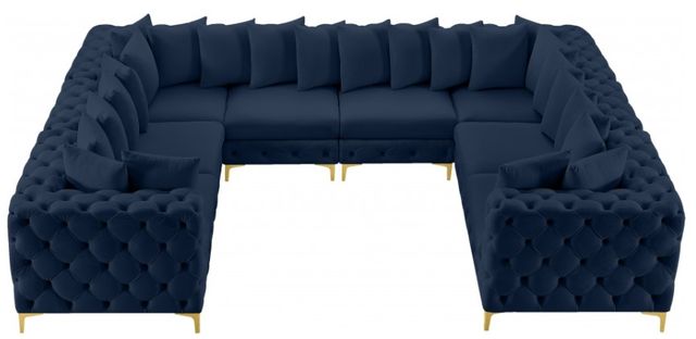 Meridian Furniture Tremblay 8-Piece Navy Modular Sectional Set-1