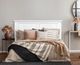 Rize Home Cottage Style Gloss White Twin Headboard-2