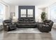 Homelegance® Gainesville Chocolate Manual Double Reclining Loveseat-1