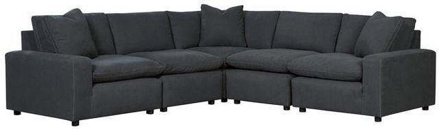 Signature Design by Ashley® Savesto 5-Piece Charcoal Sectional-0
