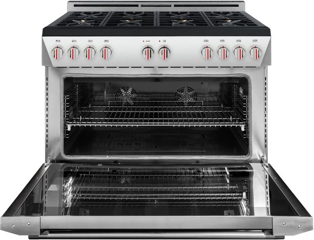 Forza™ 48" Stainless Steel Pro Style Natural Gas Range-1