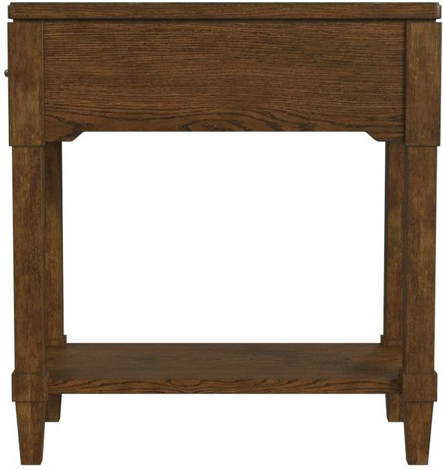 Null Furniture Saddlebrook Spice Brown Chairside End Table-1
