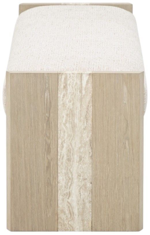 Michael Amini® Lotus Bay Sand Accent Bench-2