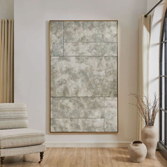 Uttermost® Rally Antique Brass Oversized Mirror-1