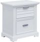 American Woodcrafters Heritage Coast Coastal White 2-Drawer Nightstand-0
