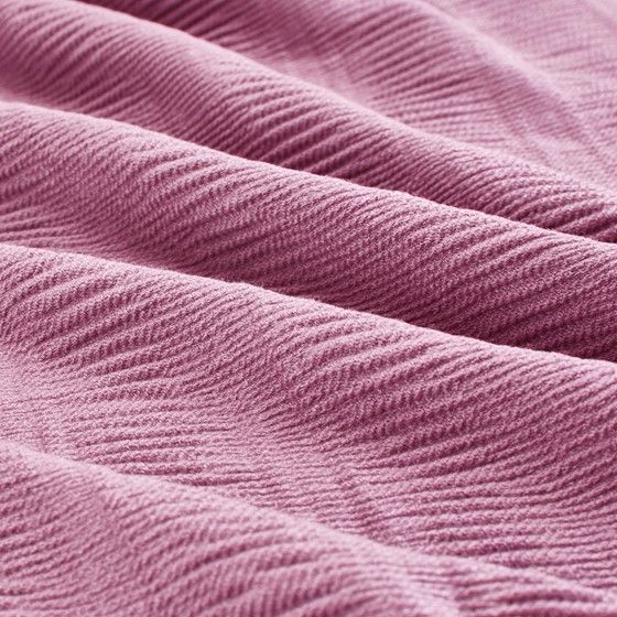 Olliix by INK+IVY Reeve Purple 50" x 60" Ruched Throw-2
