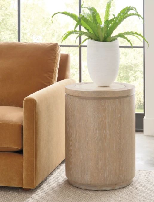 American Drew® Windover Gatner Brown Drum Table-1