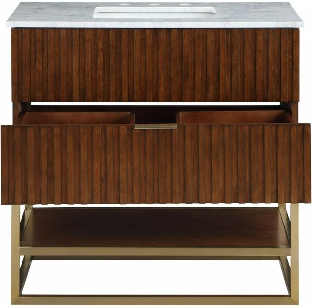 Meridian Furniture Monad Walnut 36" Bathroom Vanity-3