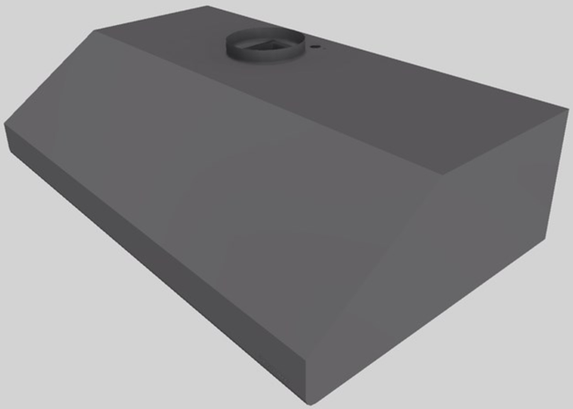 Vent-A-Hood® 36" Gunsmoke Under Cabinet Range Hood-1