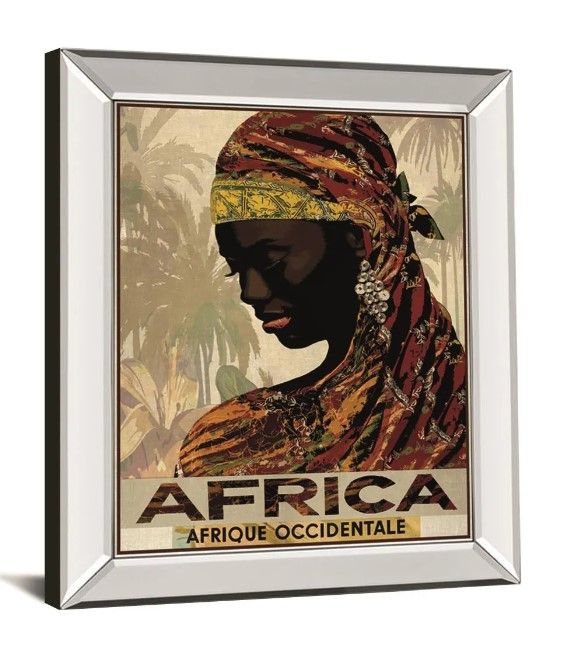 Classy Art Portmanteau Vintage Travel Africa Wall Art-1