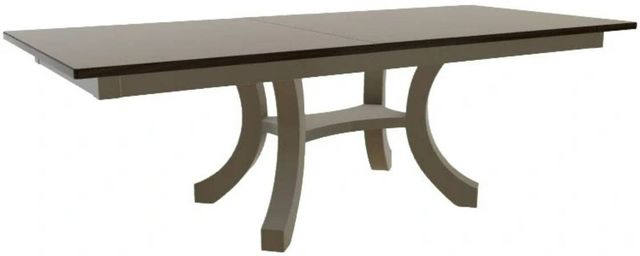 Mavin Customizable 38" Rectangular Extendable Dining Table with 12" Leaf-0