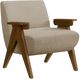 Monarch Specialties Inc. Beige/Walnut 31" Accent Chair-0