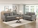 Homelegance® Ellery Brown Loveseat-1