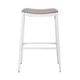 Liberty Furniture Vintage Series White Backless Upholstered Bar Stool-1
