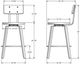 Amisco Customizable Esteban Swivel Counter Stool-1