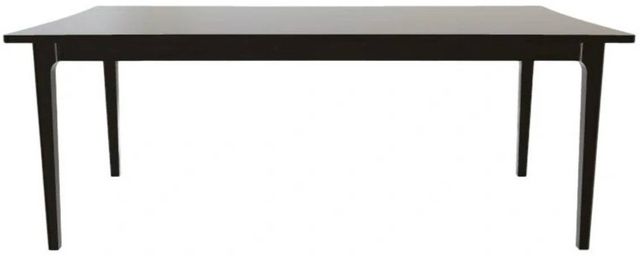 Mavin Customizable 42" x 66" Concave Extendable Dining Table with 12" Leaf-1