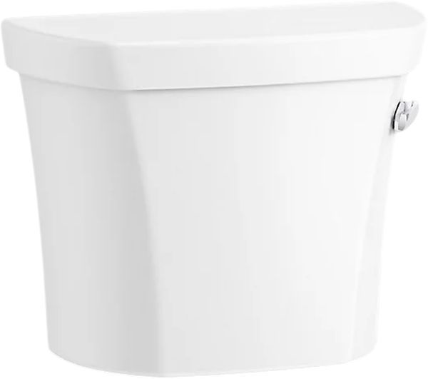 KOHLER® Highline® White 14" Right-Hand Trip Toilet Tank, 1.0 Gpf-0