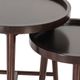 Olliix by Madison Park Ebony Set of 2 Intersect Nesting Tables-2