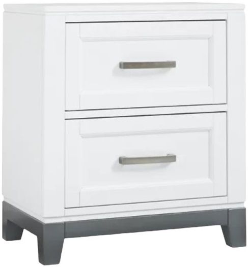 Benchcraft® Brynburg 5-Piece White Queen Storage Panel Bed Set-2