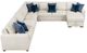 Homelegance® Isla 5-Piece Beige Sectional with Convertible and Reversible Chaise-3