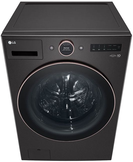 LG 5.8 Cu. Ft. Black Steel Front Load Washer-2