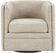 Olliix by Madison Park Cream Capstone Swivel Chair-3