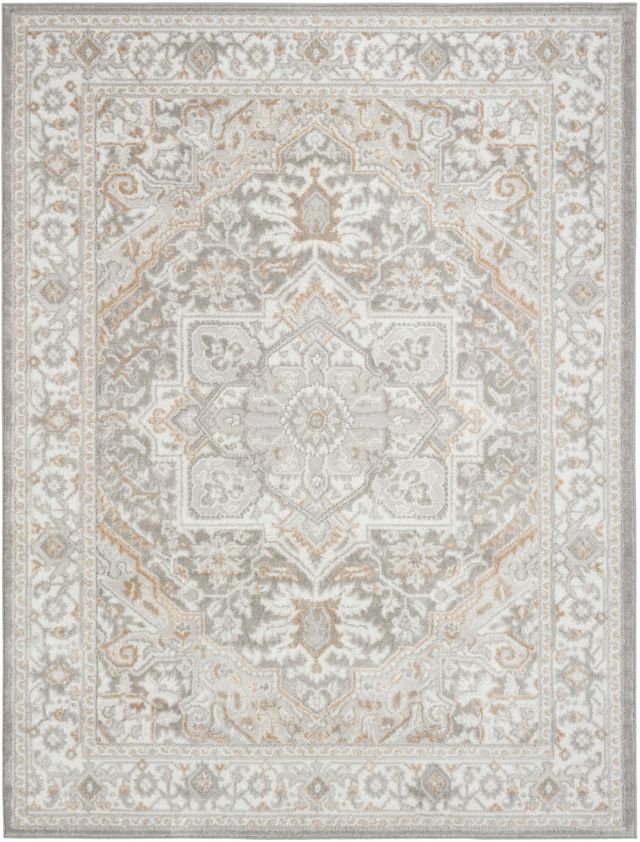Nourison Home™ Dekor Light Gray 5'x7' Area Rug-0