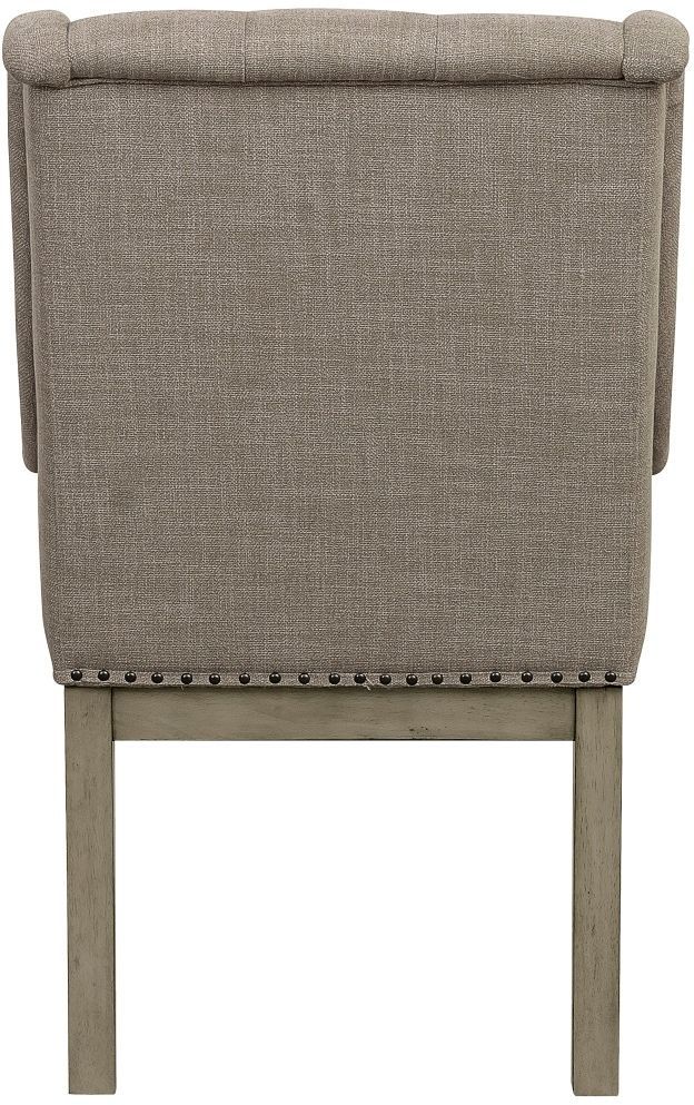 Homelegance® Vermillion Cream Arm Chair-3