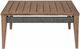 Armen Living Orbit Outdoor Brown/Gray Wooden Coffee Table-3
