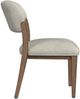 Flexsteel® Lyra Ivory/Sierra Brown Barrel Dining Side Chair-2