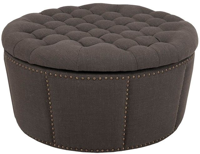 Olliix by Madison Park Charcoal Derek Storage Ottoman-0