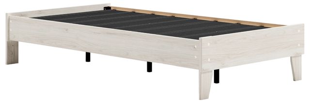 Signature Design by Ashley® Socalle 4-Piece Light Natural Twin Platform Bed Set-1