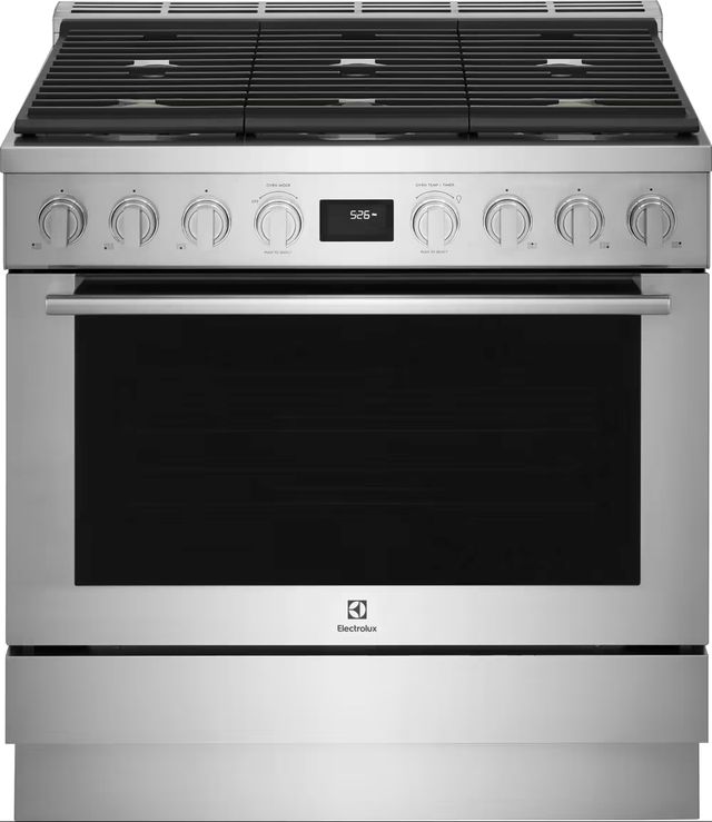 Electrolux 36" Stainless Steel Pro Style Dual Fuel Range-0