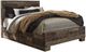 Benchcraft® Derekson Multi Gray Queen 2-Drawer Storage Panel Bed-0