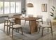 Furniture of America® Alnwick 2-Piece Walnut/Beige Side Chair-1