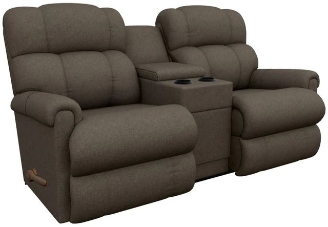 La-Z-Boy® Pinnacle Java Manual Wall Reclining Loveseat with Console-0