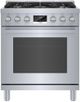 Bosch® 800 Series 30" Stainless Steel Pro Style Gas Range-0